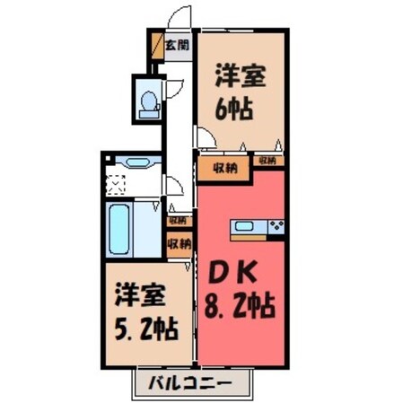 エトワール・ルナの物件間取画像